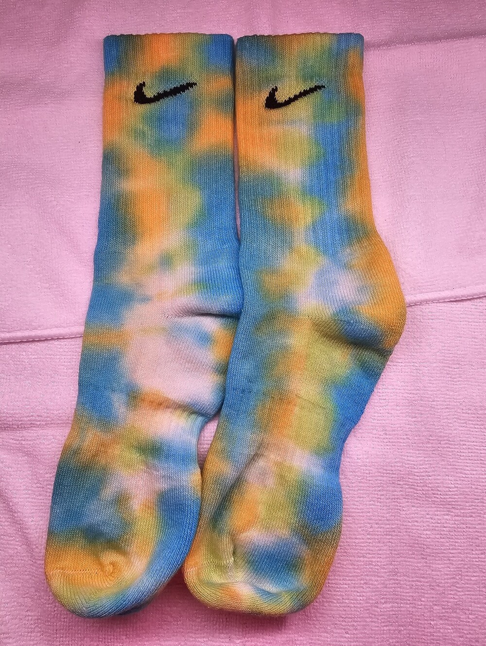 Nike Socks Custom Tie Dye 🌊🌴Beach Retreat🌊🌲